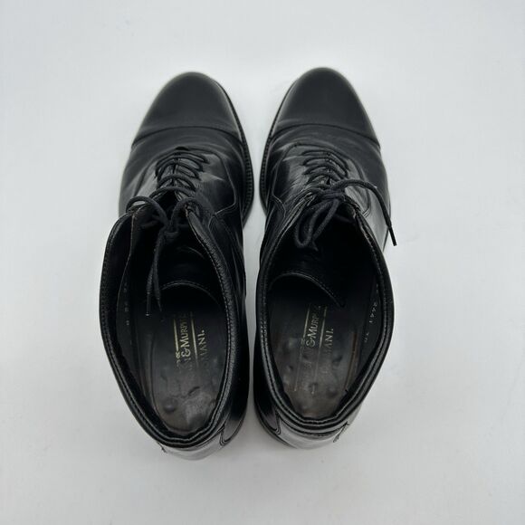 Johnston & Murphy Domani Mens Size 10 M Black Leather Cap Toe Chukka Boot Italy main image 14